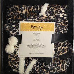 Soft and Cozy Throw and Bootie - L